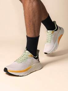 Men's Hands Free Slip On Stability Walking Running Shoes Tennis Non-Slip Comfortable Workout Gym Breathable Lightweight StediBase Fashion Sneakers - trắng - Xem 10