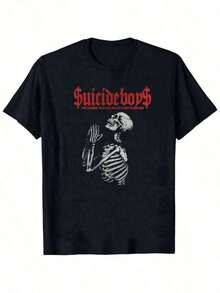 Suicideboy Men's Graphic T-Shirt - Black Casual Streetwear Tee,Tear-Effect Face Design, Round Neck Short Sleeve Summer Top, Machine Washable, Suicideboy Era Tour Graphics Print T-Shirts For Men Shirt Tops Harajuku Hip Hop Rock Style T Shirts Unisex Fashion Regular Size Street T Shirt 200g 100% Cotton,The Patterns Are All Printed. Unisex.,2026  New World Depression Album Cover Tee,Vacation Outfits Women,Concert Outfit Women - Đen 10 - Xem 1