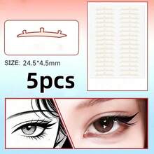 10pcs 3D Double Eyelid Tapes, Waterproof Design, Suitable For Beginners, Natural & Invisible Effect, Sweat-Proof & Smudge-Proof - Multicolor - View 11