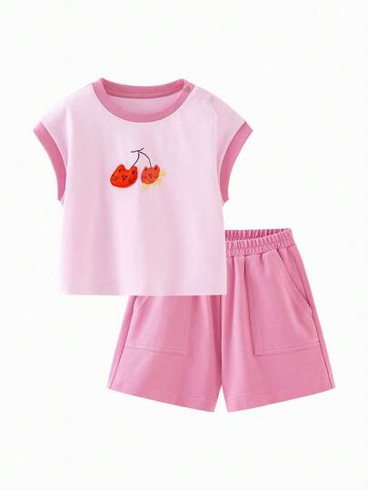 mini bala 棉质触感少女夏季无袖上衣套装，速干透气户外款 2026