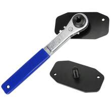 Chiave a cricchetto per pistoni freno auto, strumento di installazione per pistoni singoli/doppi/quadrupli, strumento di bloccaggio e rilascio per pinze freno, chiave per pinze freno, strumento durevole per la riparazione di automobili. - Nero - Visualizzare 3
