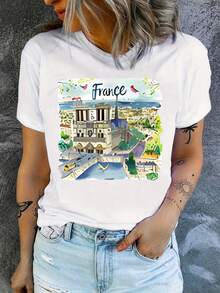 Women T-Shirts - White - View 6