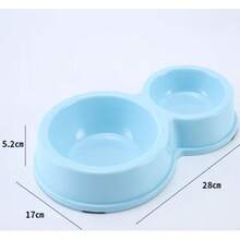 Double Cat Food Bowl With Non-Slip Base, Food And Water Bowl Set (Easy To Clean), Pet Feeder Suitable For Cats And Dogs - 500ml - View 6