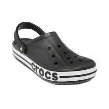 Crocs Dép bít mũi rỗng Bayaband, dép bít mũi tối giản, đa năng, thích hợp mang hàng ngày, màu đen 205089-066 - 205089-066 - Xem 3