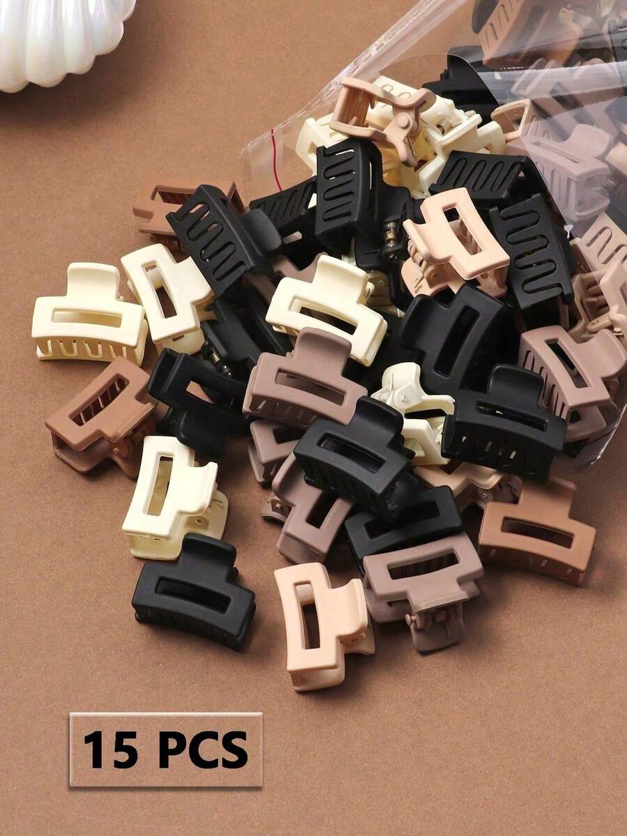 15/20/30/40个多功能迷你发夹，时尚发夹，适合女孩，简约刘海 C - 彩色 - 查看 1