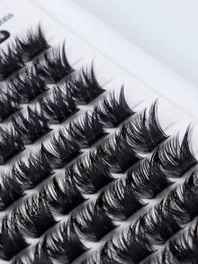 Bộ mi giả D Curl 448/384/320 sợi, kèm keo dán mi, cọ mi và nhíp. Dễ sử dụng cho người mới bắt đầu, tạo hiệu ứng mi mềm mại, tự nhiên, bồng bềnh và dày dặn. Mi giả tự nối, phù hợp với nhiều hình dạng mắt. - Nhiều màu - Xem 11