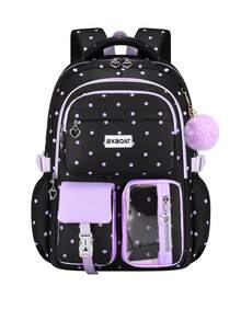 BXboat Strawberry Girl Backpack With Handbag And Pencil Case, Lightweight And Cute, Large Capacity Multi-Pocket School Bag, Student Back To School Backpack - 1PC - View 12