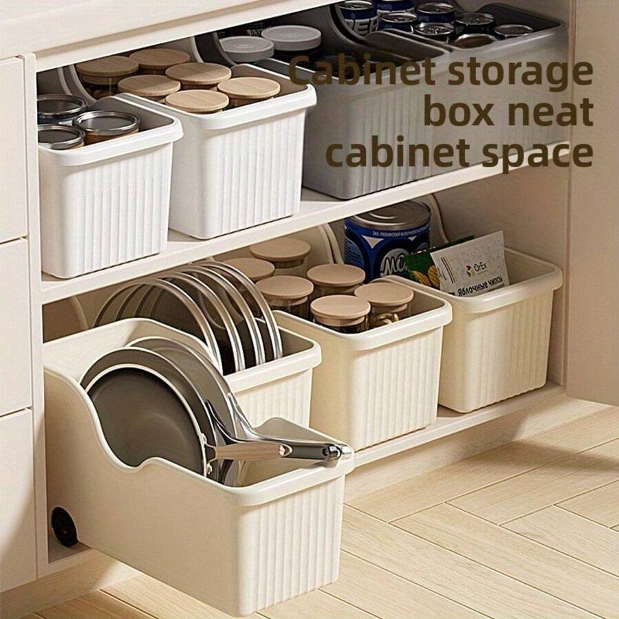 Heavy Duty Rolling Storage Cabinet Pantry Organizer Set Space Saving Design Suitable For Pots Pans Spices Pot Lids Under Sink Kitchen Cabinet Storage Easy Assembly Rolling Shelves Mobile Kitchen Organizer Multi-Tier Storage Solution Durable Metal Frame Compact Kitchen Storage System Wheels Casters Adjustable Shelving Units Free Standing Storage Rack Vertical Space Organization Solution Home Storage Furniture Garage Workshop Storage Cabinet