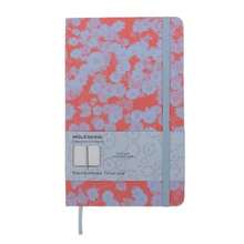 Moleskine - Cuaderno de edición personalizada tapa dura rayas grande 5 x 8.2 pulgadas lavanda suave/rojo 240 páginas - Lavanda suave/Rojo - Ver 9