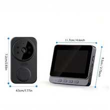 Wireless Video Doorbell Camera, Smart Doorbell, Home Security Video Intercom Doorbell, Two-Way Audio, Waterproof, HD Full Color Night Vision, Suitable For Home - View 10