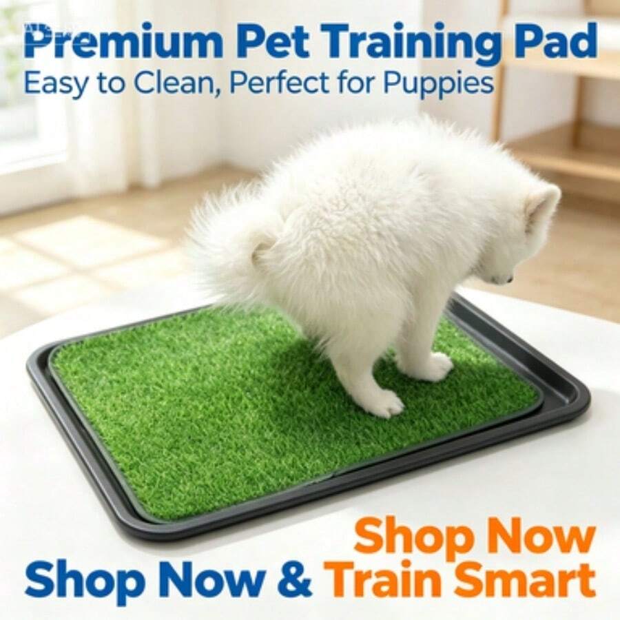 Alfombra de césped artificial lavable para perros - Almohadilla de entrenamiento y protector de piso de césped artificial reutilizable para mascotas