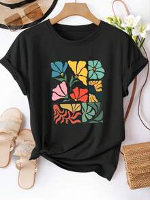 Women T-Shirts - Black - View 12