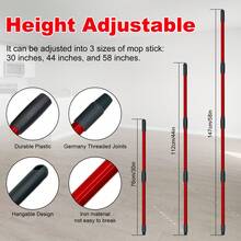 Bộ lau nhà xoay Yuunaie 1set tương thích với hệ thống 1 bình chứa EasyWring của /O-Cedar, làm sạch bụi bẩn sâu, đầu lau có thể giặt sạch và tái sử dụng, cán lau chất lượng cao dùng cho nhà bếp và phòng tắm. - Bộ lau nhà - Xem 7