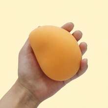 1 món đồ chơi bóp hình xoài mềm dẻo sáng tạo, bóng giảm căng thẳng hình thực phẩm chân thực, độ mềm dẻo lâu dài. - Nhiều màu - Xem 3