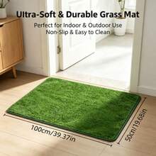 Alfombra de césped artificial lavable para perros - Almohadilla de entrenamiento y protector de piso de césped artificial reutilizable para mascotas - S - Ver 14
