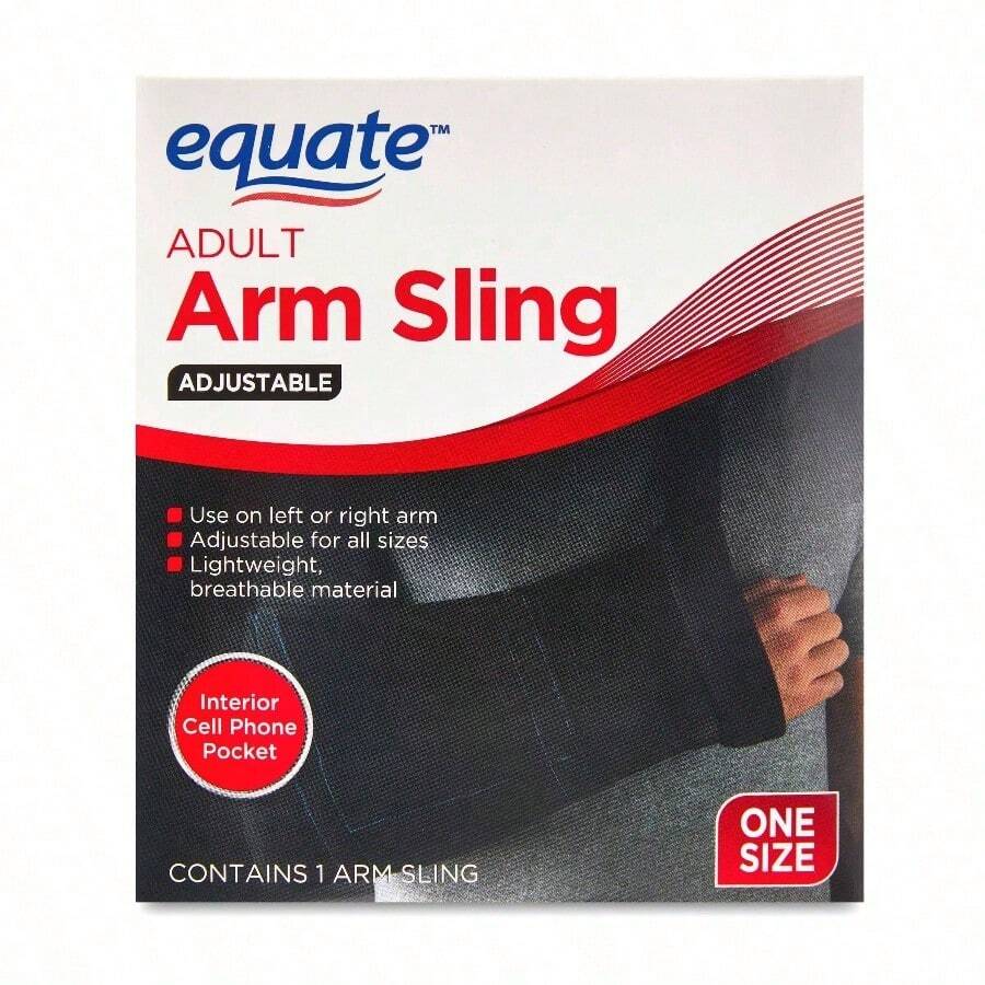 Adult Adjustable Arm Sling - Black - View 1