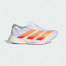 Giày chạy marathon adidas Adizero Adios Pro 4 bằng sợi carbon mềm mại và thoải mái dành cho nam, màu trắng và cam. - cam trắng - Xem 5