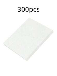 200/100 pièces Recharge de papier filtre anti-poussière pour ongles, tampons absorbants jetables pour la poussière des ongles, papier filtre de rechange - Blanc - Voir 16