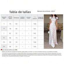 Elegant Spring Dress With Print And Fitted Cut - Blue - View 5
