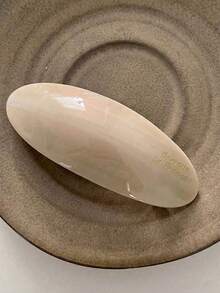 1/4个优雅金色亮面标签发夹，半丸子头发饰，适合正式场合和日常佩戴，节日礼物，发夹，发饰，学习用品 - 彩色 - 查看 4