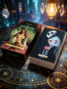 White Cat Tarot Oracle Cards Set For Divination, Healing And Beginners - Multicolor - View 1