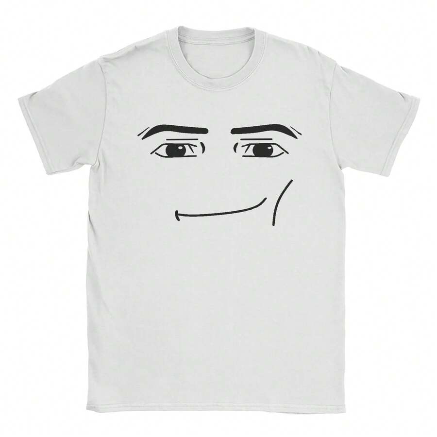 Y2k Anime Robot Robloxs Face New Arrival  Clothes Tee Shirt Homme Graphic-Shirts  Tshirt Ropa Hombre Aesthetic-Shirts - Y509 - 查看 1