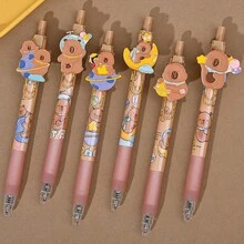 1 chiếc bút bi hình chuột lang nước hoạt hình có thể thu gọn, bút bi hình chuột nước chất lượng cao, mực đen 0.5mm, bút ký tên học sinh, văn phòng phẩm dễ thương, bút viết đang thịnh hành, bút bi hình chuột lang nước hoạt hình, bút viết học sinh chất lượng cao, bút bi hình chuột lang nước Dopamine dễ thương có thể thu gọn, bút bi hình chuột nước dễ thương có thể thu gọn. - Nhiều kiểu dáng - Xem 2
