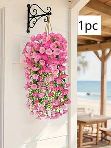 4 ramos de flores artificiales de campanilla rosa - Flores artificiales para exteriores, decoración de flores silvestres para exteriores, adecuadas para regalos, decoración interior y exterior, jardín, porche, casa de campo, patio, decoración colgante, decoración de verano y otoño, temporada de bodas y otras ocasiones - Adecuado para el Día del Maestro, aniversario, Oktoberfest, rosas, arte, ramos, flores artificiales, centros de mesa, flores, flores frescas para decoración, flores artificiales para decoración, centros de mesa, decoración de bodas, flores de boda, plantas, decoración de dormitorio - Multicolor - Ver 13