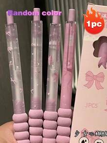 Bộ 4 bút bi rút hình nơ dễ thương, mực gốc nước khô nhanh chất lượng cao, ngòi đen 0.5mm viết trơn tru, thích hợp cho học sinh thi cử, vở ghi chép, sử dụng văn phòng phẩm, món quà văn phòng phẩm hoàn hảo cho học sinh. - A - Xem 10