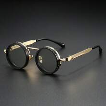 Một cặp hoặc ba cặp kính thời trang kiểu Steampunk có thể xoay và đổi màu, thích hợp cho các bữa tiệc. - Nhiều màu - Xem 13