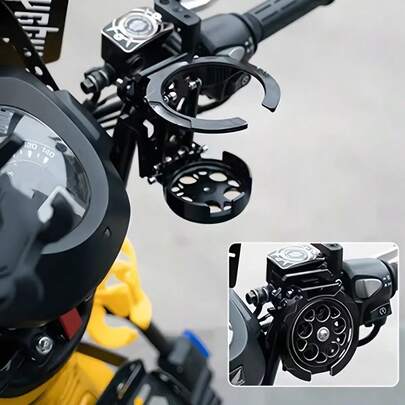 Giá đỡ cốc gấp gọn phù hợp cho xe máy và xe đạp, với thiết kế thời trang và bắt mắt, tương thích với hầu hết các loại cốc đựng đồ uống và bình nước, chắc chắn và bền bỉ, dễ dàng lắp đặt.