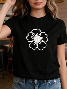 Women T-Shirts - Black - View 6