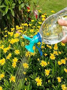 2件套二合一浇水喷头，双头浇水洒水器，通用塑料淋浴喷头，适用于室内/室外花园，便携式园艺工具，适用于多肉植物和盆栽植物 - 二合一澆花噴頭 - 查看 8