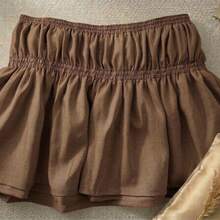 Bed Skirt For Box Spring Bed With 2 Elastic Bands. Delicate, High Quality, Perfect Fit, Elegant, Durable. Available In Various Sizes. - Rust Brown - View 2
