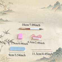 一套双头点钻笔和渐变笔多功能钻石珍珠美甲工具，包含指甲角质层推棒、清洁刷、指甲锉和修型套装 - 彩色 - 查看 11