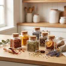 50ml Mini Bottles -  Small Glass Jars With Lids - Small Glass Bottles With Cork Stoppers - Mini Jars For Storage - View 5