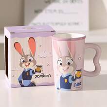 Taza de cerámica con asa de Mickey Mouse de Disney, apta para el hogar y la oficina, para beber agua, leche, café, jugo, regalo de cumpleaños para fans de Disney, capacidad 500ML/17.91OZ - Multicolor - Ver 20