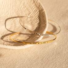 Customized Coordinate Jewelry, Location Coordinate Jewelry, Exquisite Coordinate Bracelet, Latitude And Longitude, Mother's Day Gift, Gold, Fashion - Multicolor - View 4
