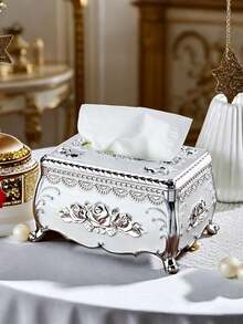 1 hộp đựng khăn giấy bằng nhựa hình đám mây trắng, hộp đựng khăn giấy hình chữ nhật để bàn, hộp đựng khăn ăn hình kẹo bông gòn, thích hợp để trang trí phòng khách, phòng ngủ và nhà bếp. - Nhiều màu - Xem 9