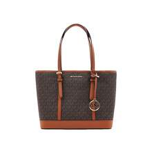 Bolso tote Michael Kors Jet Set Travel estampado para mujer, modelo 35S0GTVT1V, color marrón. - Marrón 35S0GTVT1V - Ver 1