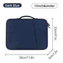 DANYCASE 9-13 Inch Tablet Sleeve Bag, Provides Storage And Protection, Built-In Inner Liner, Large Capacity Laptop Bag, Laptop Protective Case, Waterproof Portable Laptop Bag For Travel, Men's Laptop Bag - Multicolor - View 20