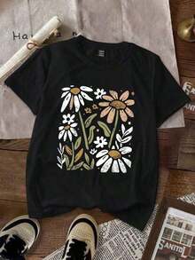 Plus Size T-Shirts - Black - View 3
