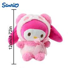 SANRIO 1个三丽鸥Hello Kitty毛绒玩偶，库洛米毛绒挂件，肉桂狗背包配件，生日/情人节礼物，纪念品 - 彩色 - 查看 9