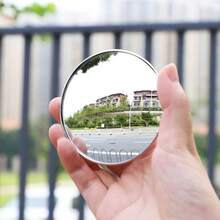 Gương treo tường toàn thân màu đen phong cách Art Deco – Gương selfie hiện đại bằng nhựa dành cho phòng khách - 9,5cm - Xem 2