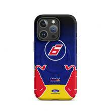 [24h Shipping From DE/FR/ES]Apple 17 16 15 Promax  23 24 25 26 Ultra GalaxyRed Bull Racing Livery 2026 F1 Team  Case With Number - Frosted Finish - View 3