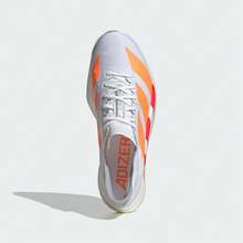 Giày chạy marathon adidas Adizero Adios Pro 4 bằng sợi carbon mềm mại và thoải mái dành cho nam, màu trắng và cam. - cam trắng - Xem 8