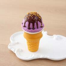 Schylling 1个逼真的奶油冰淇淋甜筒模型，创意仿真食物玩具，挤压玩具 - 彩色 - 查看 12