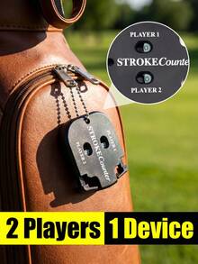 Mini Handy Golf Shot Count Stroke Putt Score Counter Golf Score Keeper 2 Player Golf Ball Shot Clicker Counter With Key Chain For Recreational Golfers And Sports Enthusiasts For Competitions And Games Golf Training Aids Golf Accessories - Multicolor - View 6