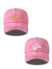 2pcs Unisex Retro Distressed Printed Baseball Cap, Sun Hat, Suitable For Daily Outings, Hiking, Vacation, Fishing - Multicolor - View 4