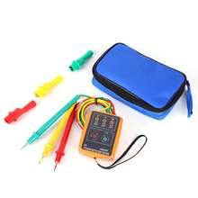 852B 3-Phase 60V~600V AC Sequence Order Rotation Indicator Tester 20Hz-400Hz - Naranja - Ver 11